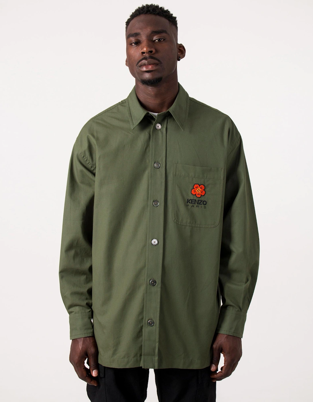 Oversized Boke Flower Crest Shirt, 5 of 4