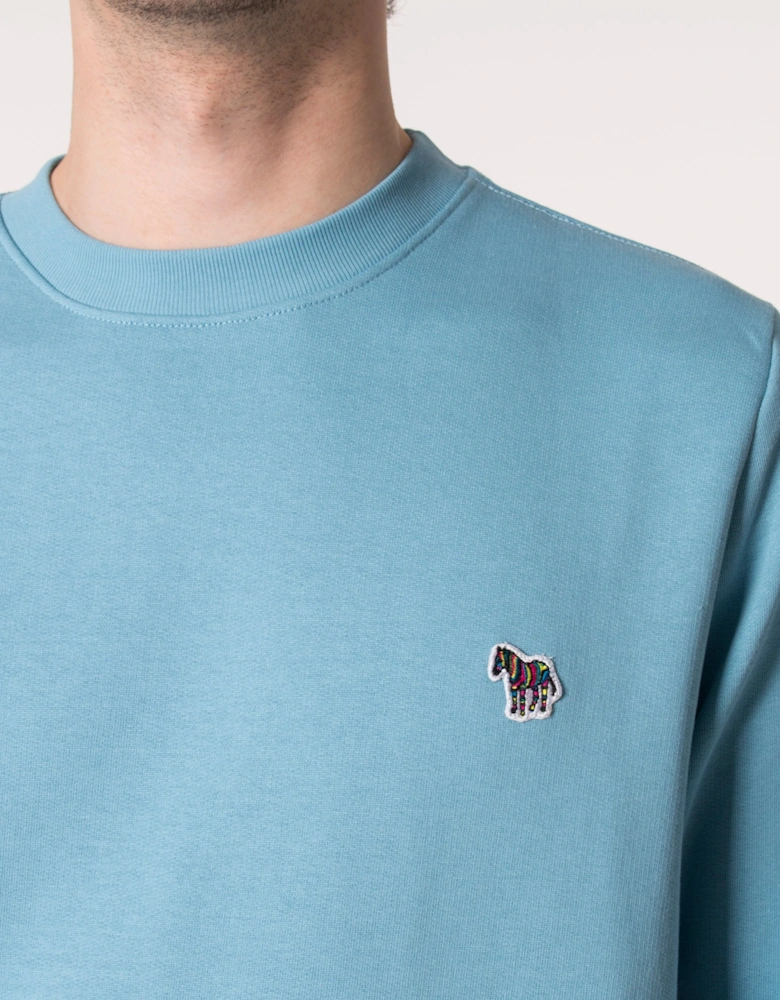 Colourblock Zebra Logo Sweatshirt