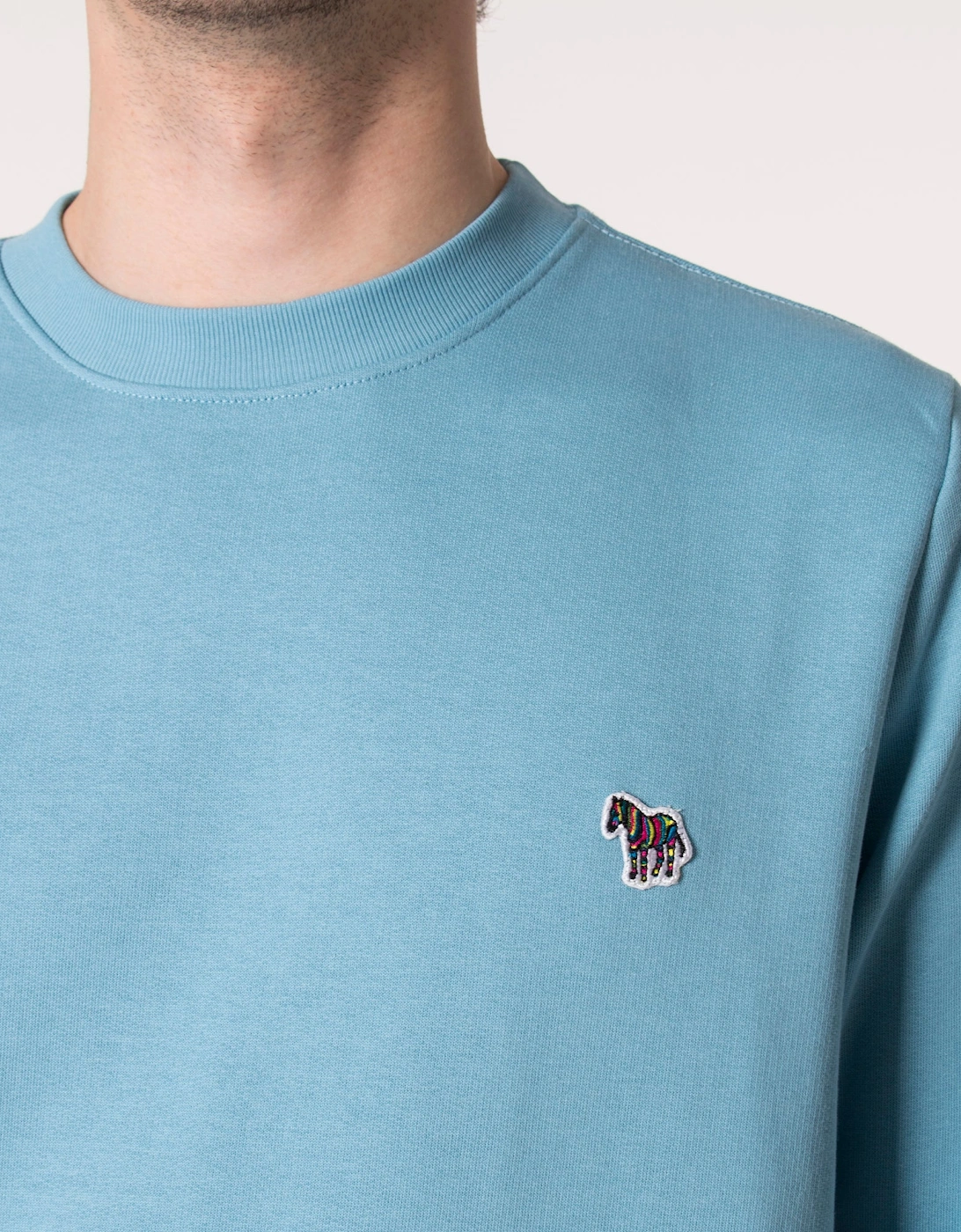 Colourblock Zebra Logo Sweatshirt