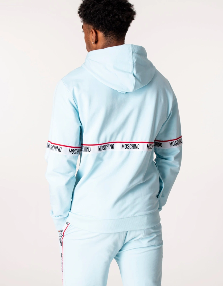 Logo Taped Hoodie