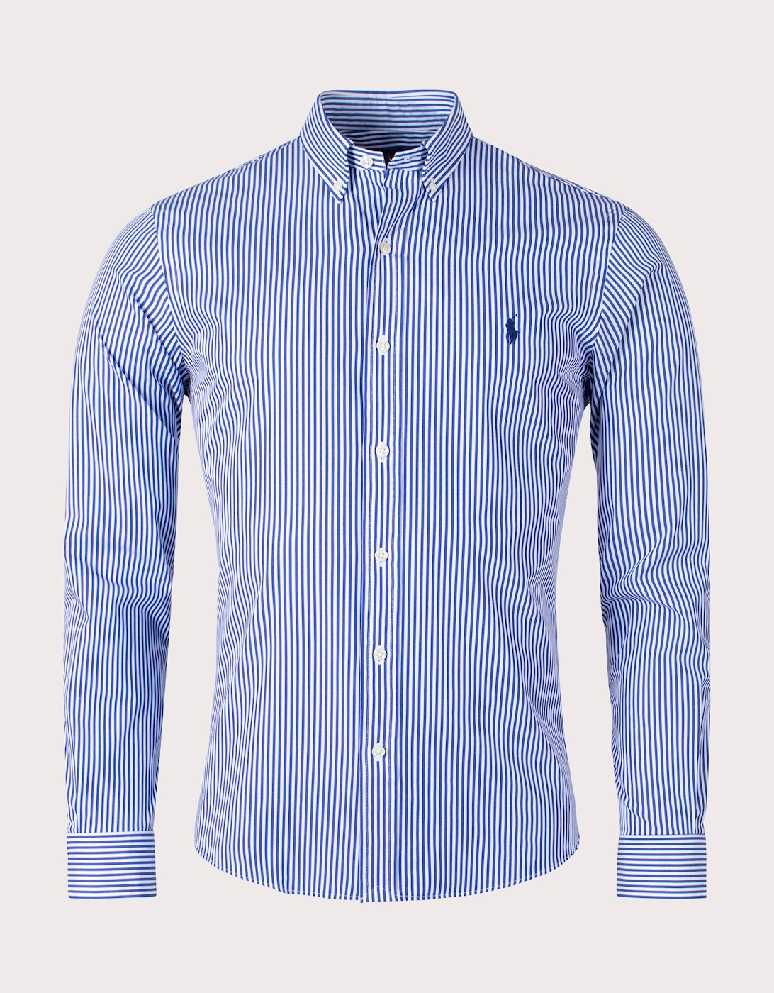 Slim Fit Striped Stretch Poplin Shirt, 4 of 3