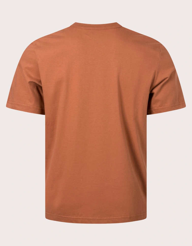 Hollow Broad Stripe Zebra Emblem T-Shirt