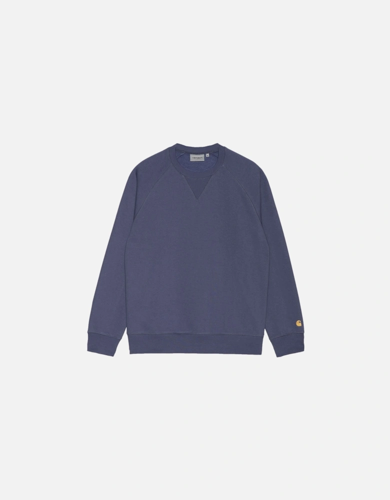 Carhartt Chase Sweatshirt - Cold Viola Purple / Gold