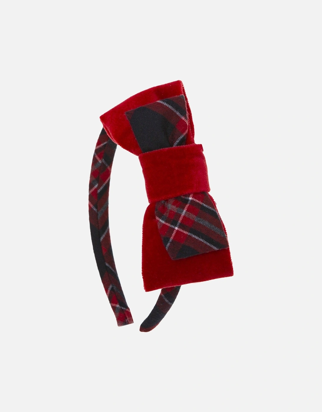 Red Tartan Bow Headband, 3 of 2