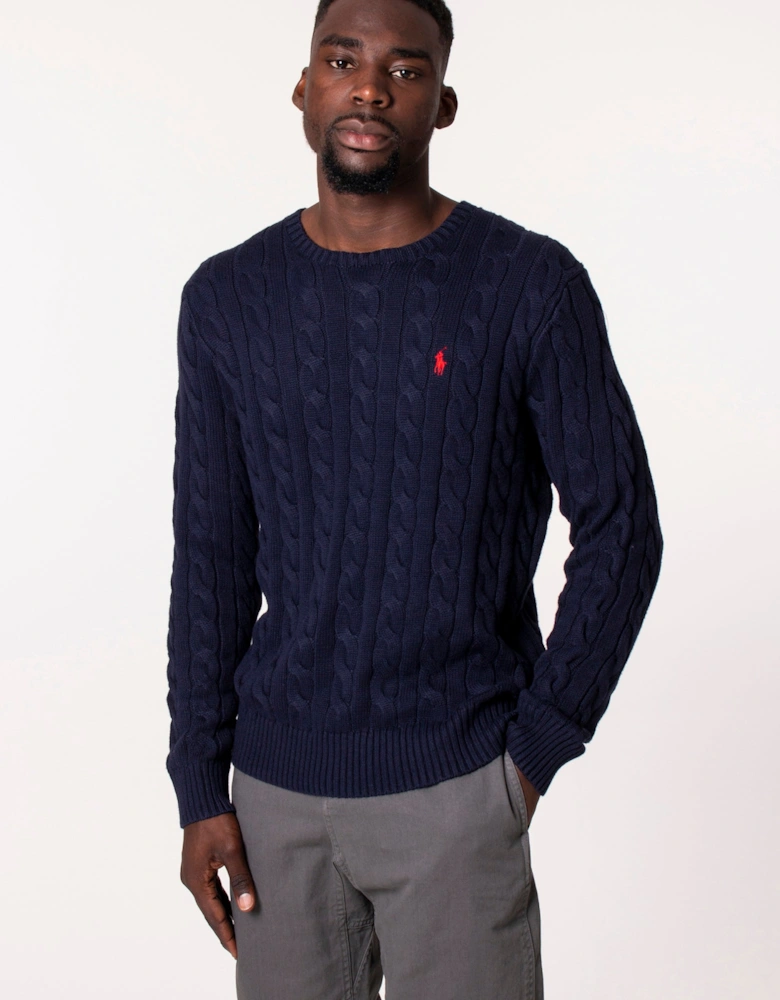 Cable Knit Cotton Jumper