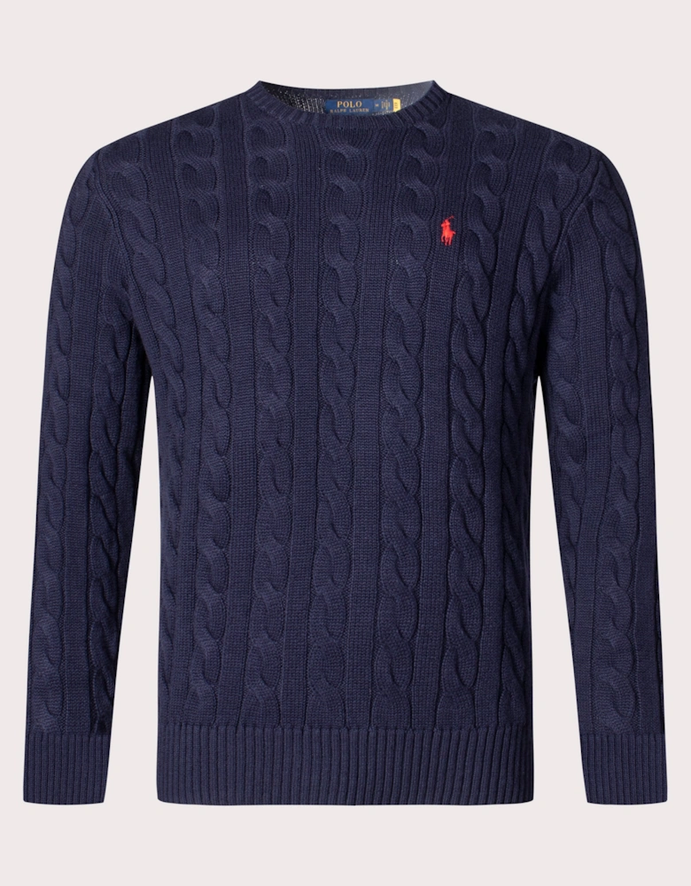 Cable Knit Cotton Jumper