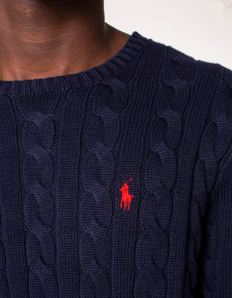Cable Knit Cotton Jumper