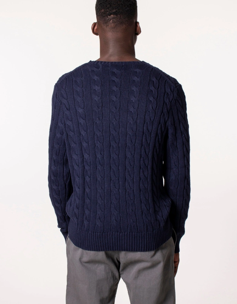 Cable Knit Cotton Jumper