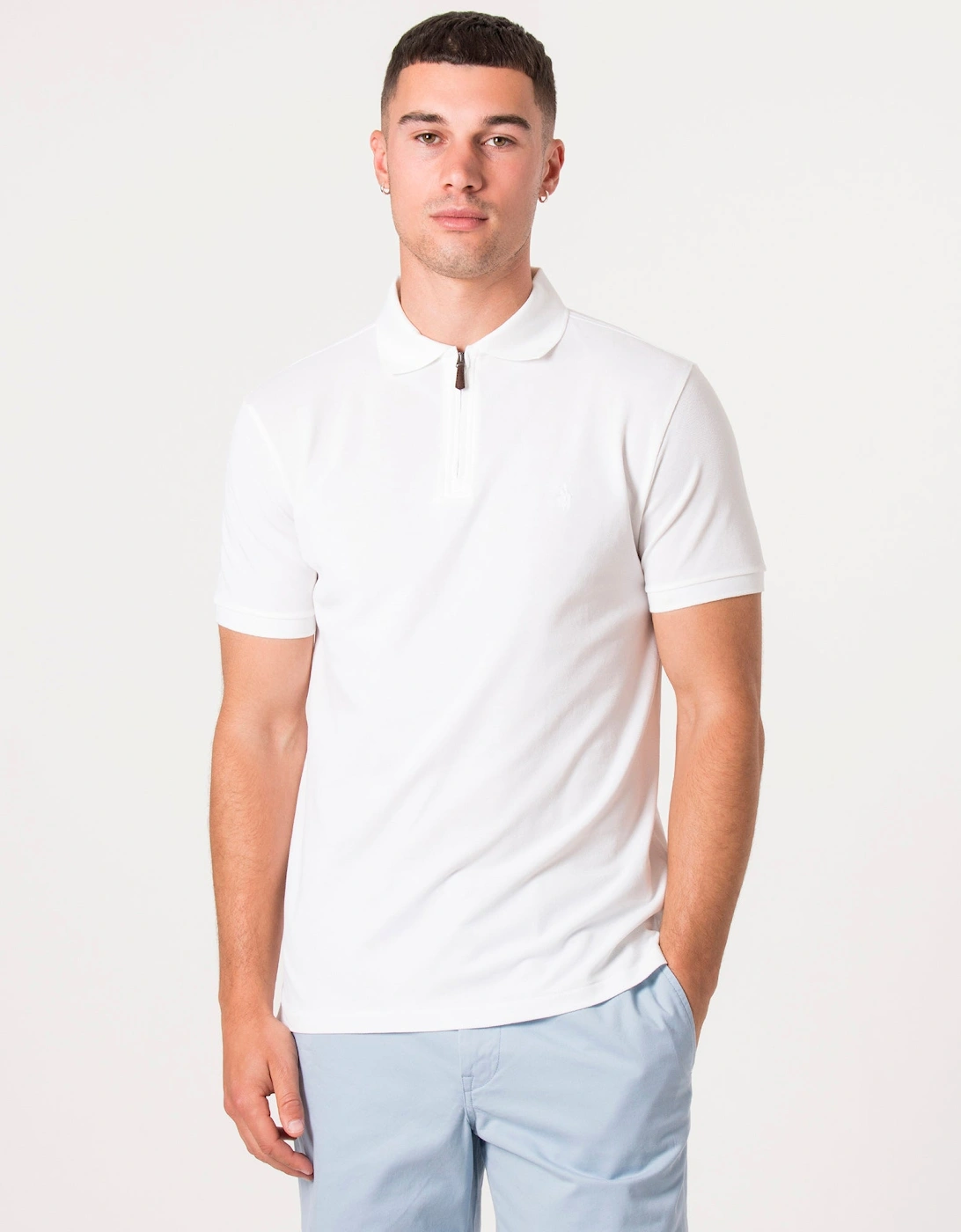 Custom Slim Fit Stretch Mesh Polo Shirt, 4 of 3