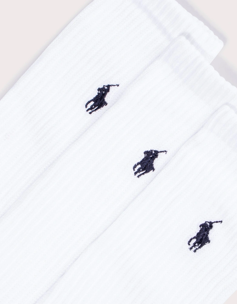 Three Pack of Stretch Crew Socks