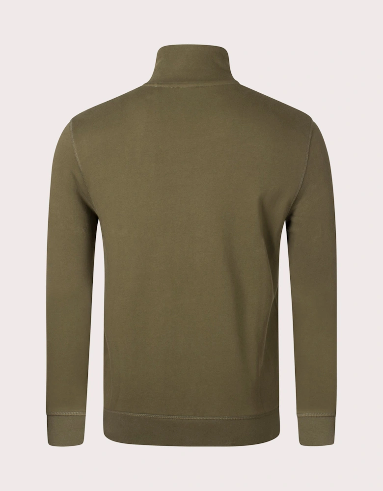 Relaxed Fit Zestart Zip Through Sweatshirt