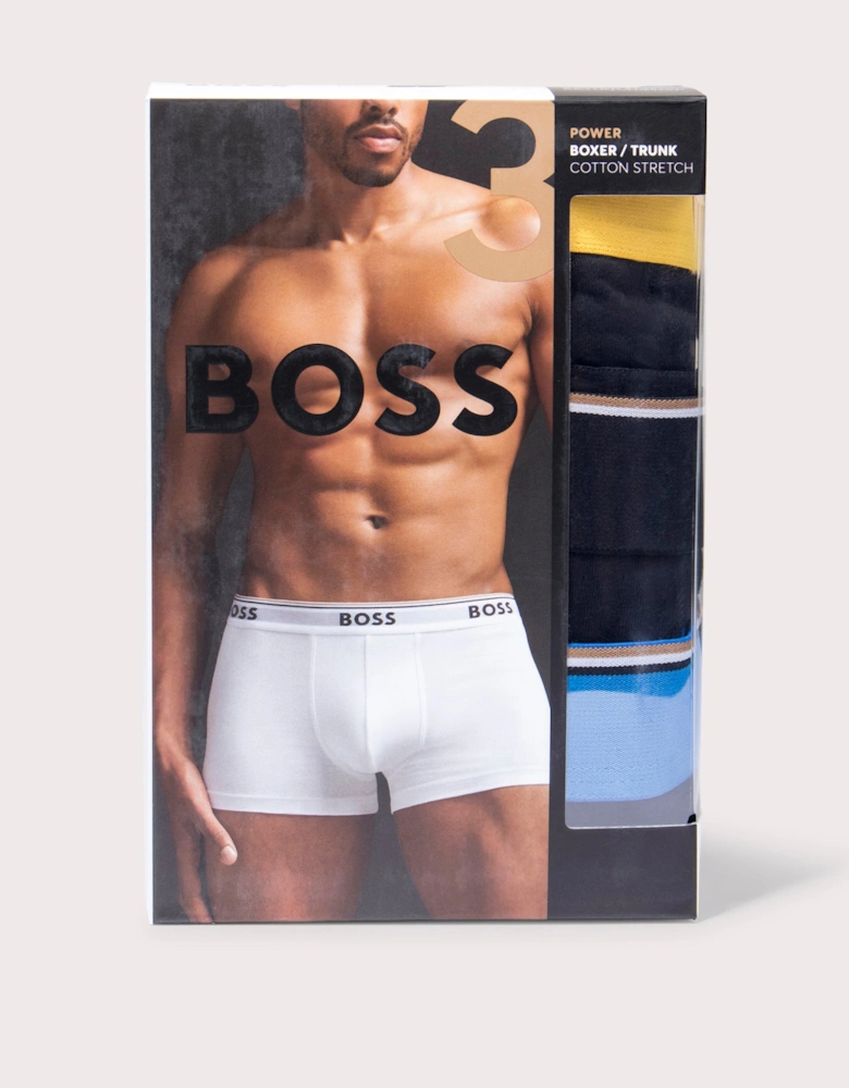 Three Pack of Stretch Cotton Power Trunks