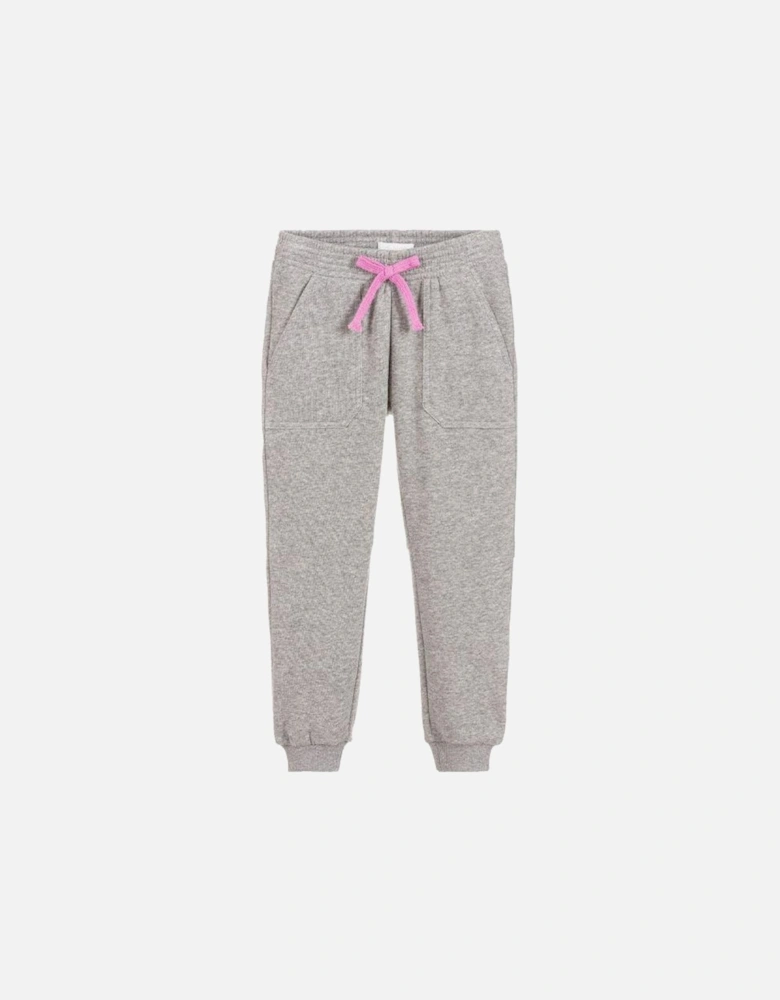 Girls Grey Tracksuit Joggers