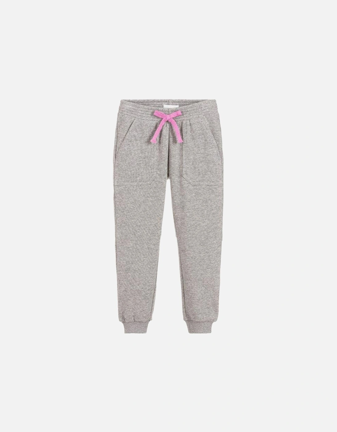 Girls Grey Tracksuit Joggers, 2 of 1