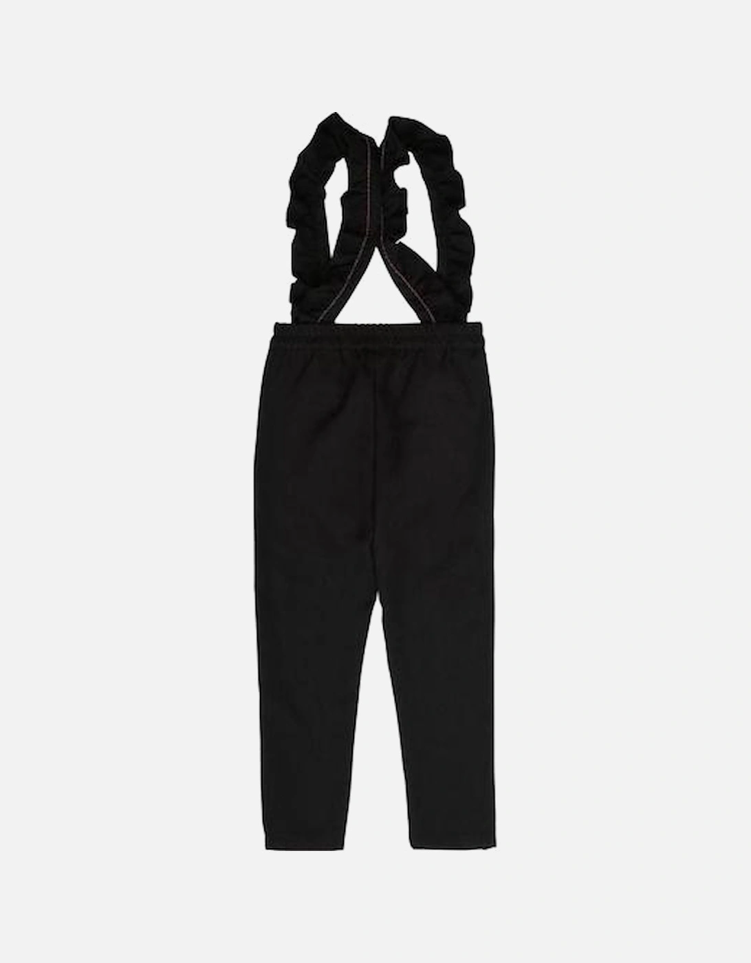 Girls Black Trousers With Strap