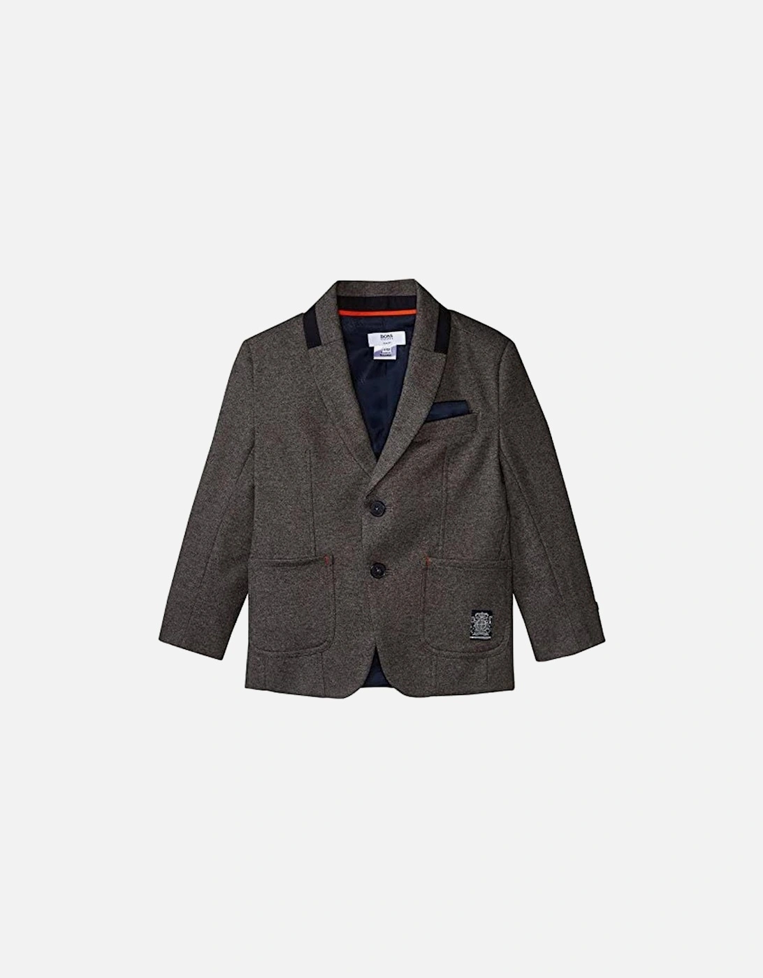Boys Grey Milano Suit Jacket, 2 of 1