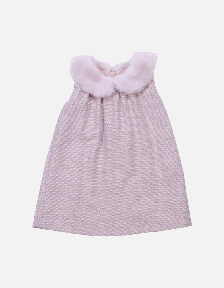 Girls Pink Sleeveless Dress