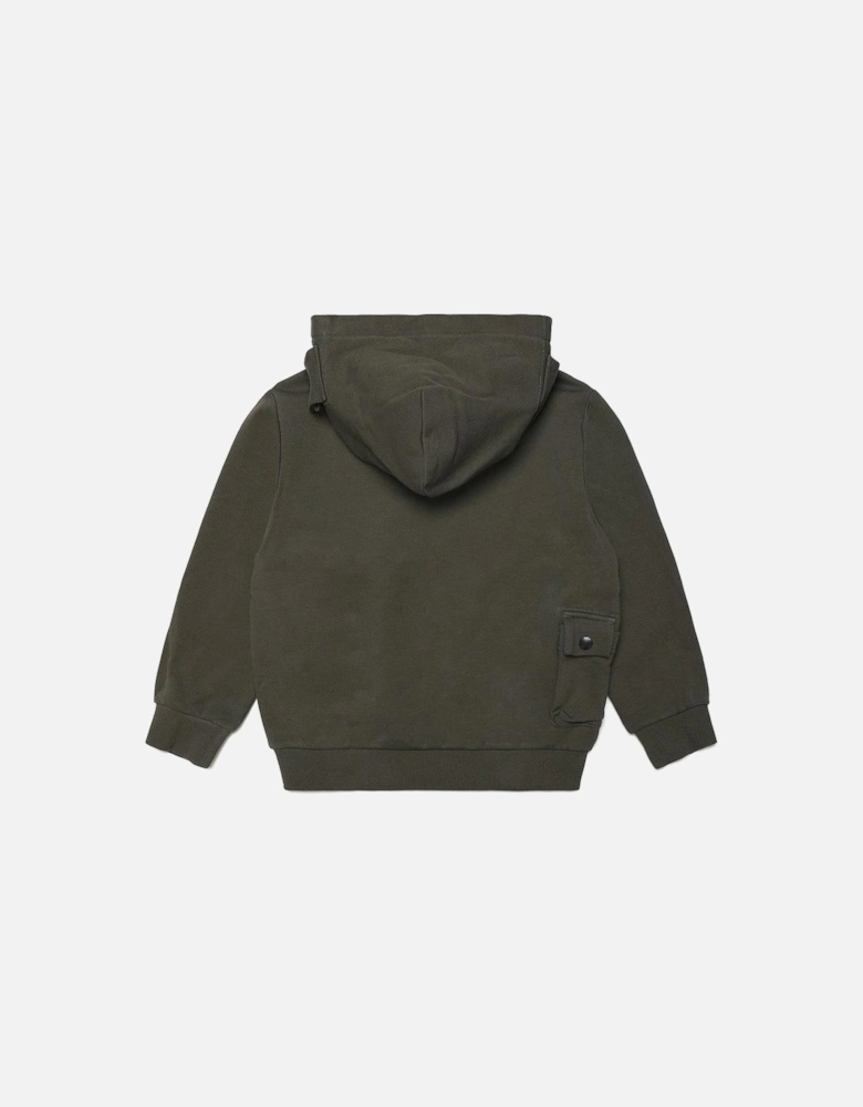 Boys Khaki Serpock Hoodie