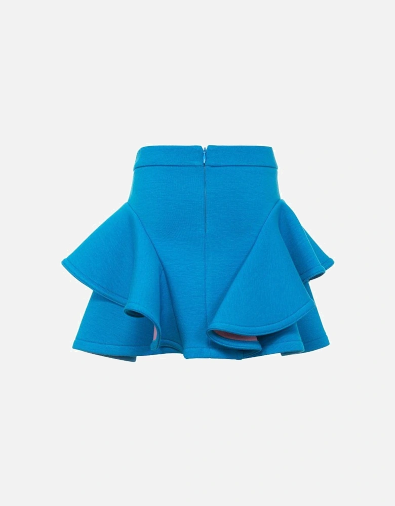 Girls Blue Frill Skirt