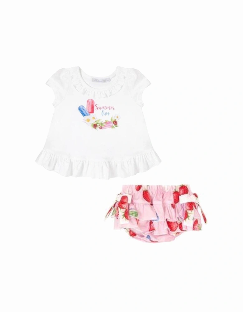 Baby Girls T-Shirt & Bloomers set