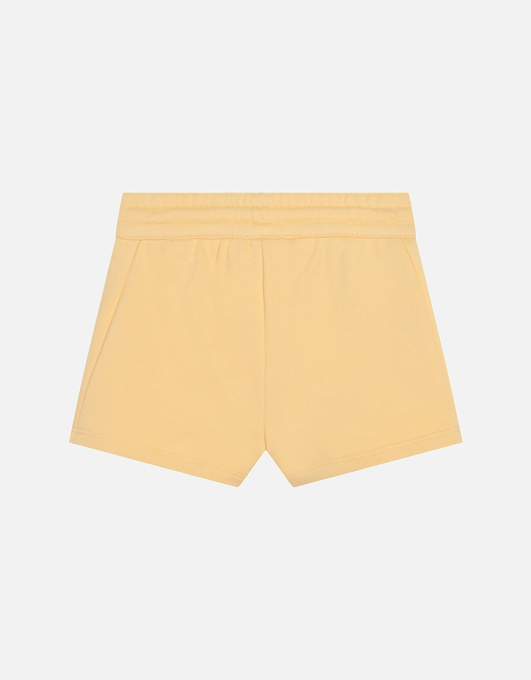 Girls Yellow Logo Shorts