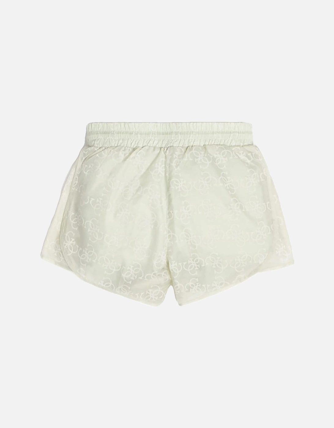 KIDS-GIRLS ALL-OVER LOGO PRINT SHORTS MINT