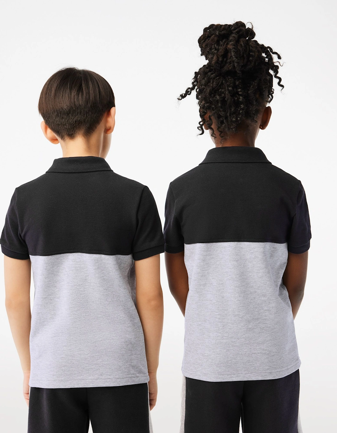 Boys Organic Cotton Pique Colourblock Polo Shirt