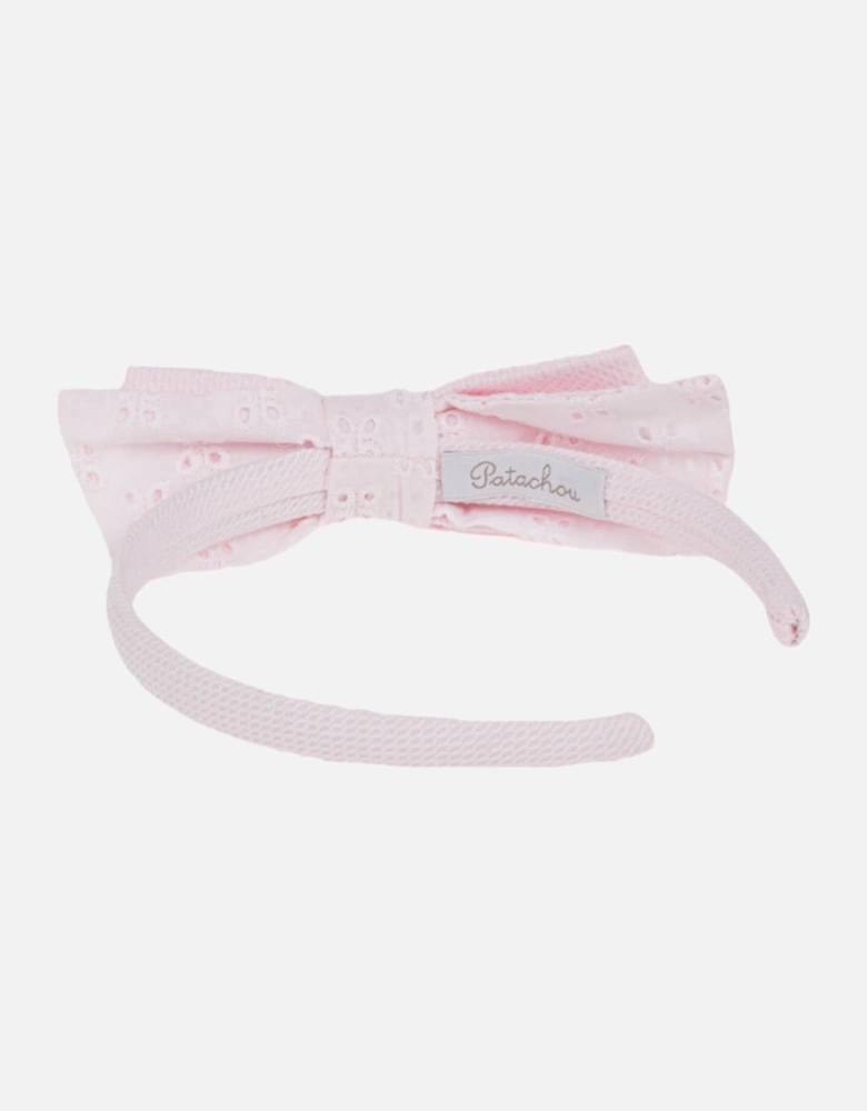 Pink Bow Hairband