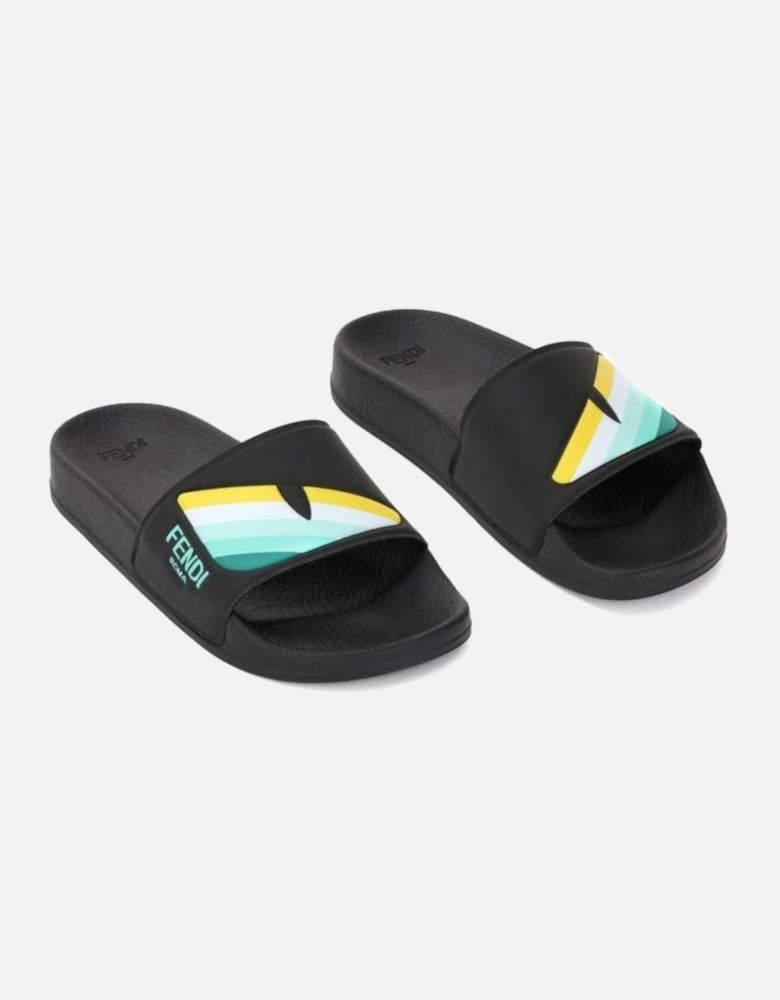 Black Eye Slide Sandals