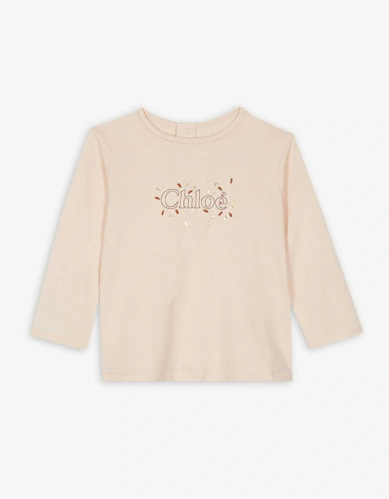 Girls Apricot Logo T-Shirt