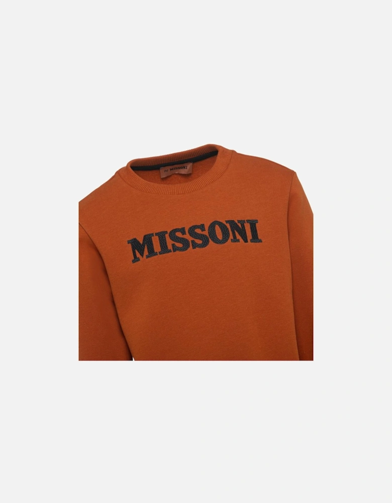 Boys Rust Sweater