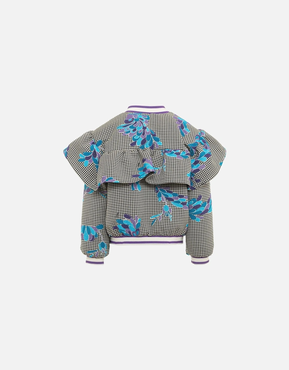 Girls Checked Lily Dogstooth Jacket