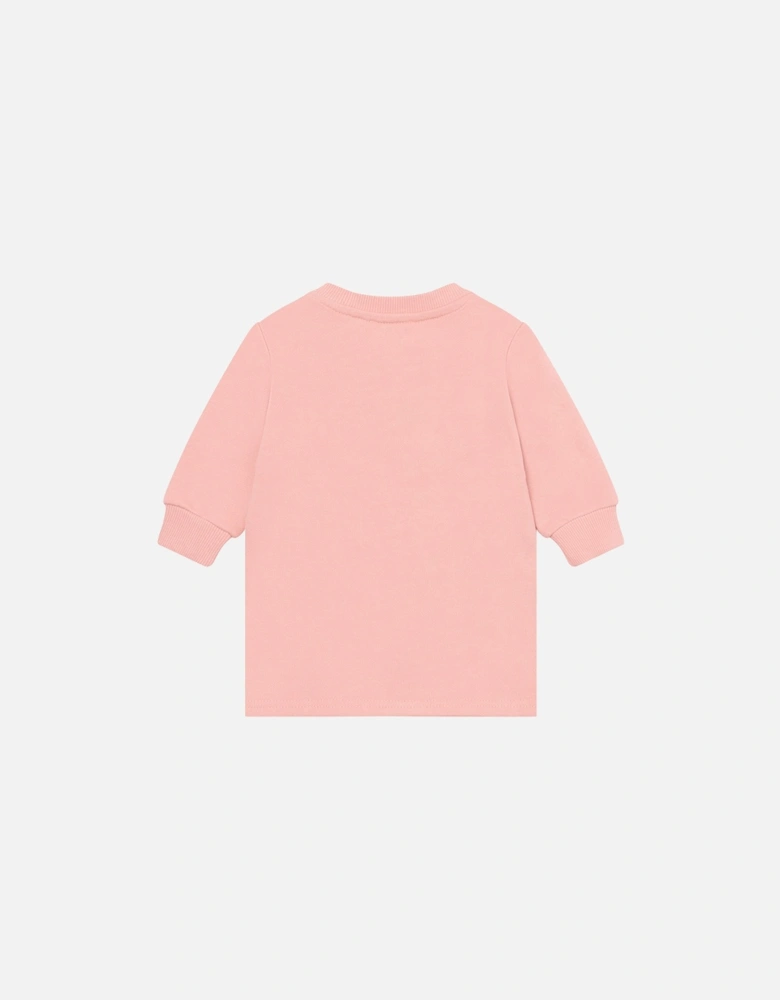 Baby Girls Tiger Logo Dress Pink
