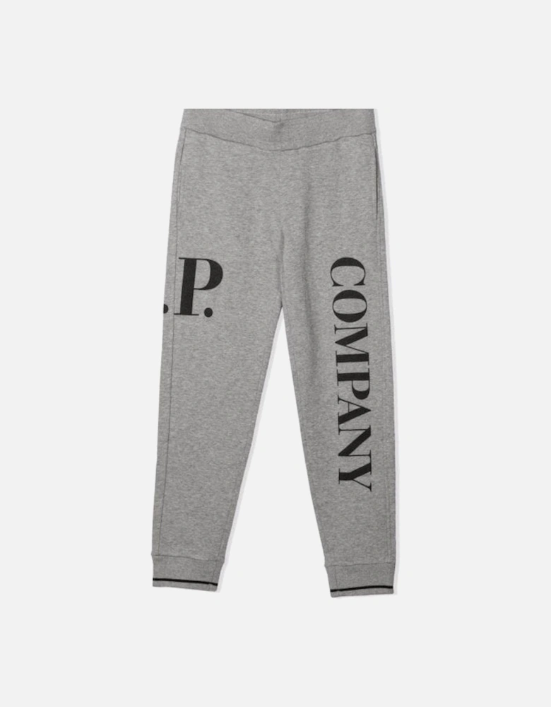 C.P Company Boys Side Logo Joggers Grey