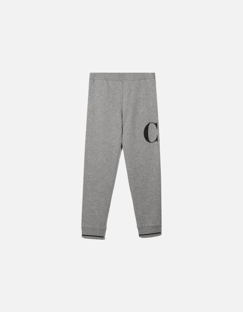 C.P Company Boys Side Logo Joggers Grey