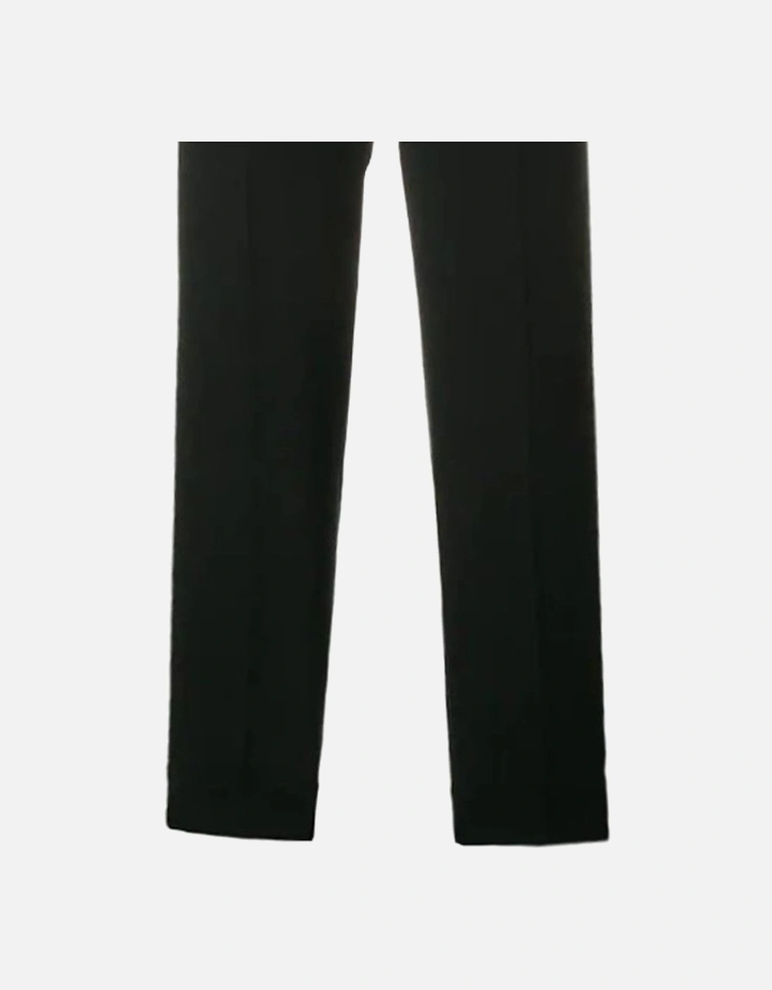 Men's Cropped Tailored Trousers Black