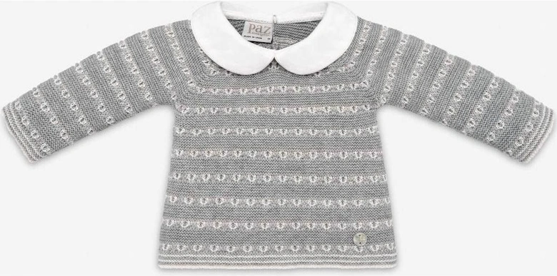 Boys Pale Grey 'Saturno' Knitted Set