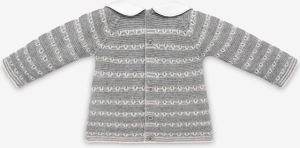 Boys Pale Grey 'Saturno' Knitted Set