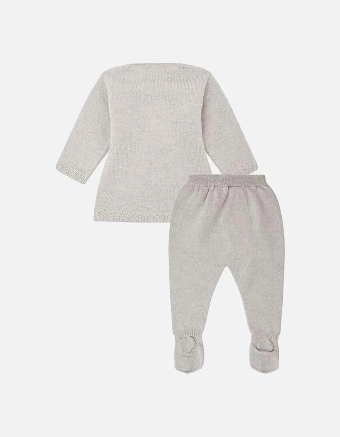 Baby Boys Grey Three Piece Knit Set