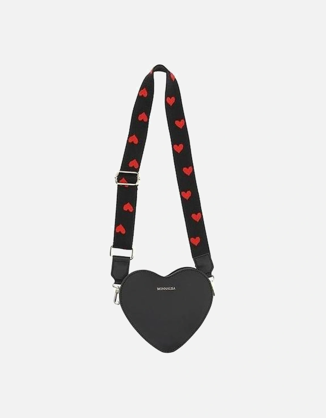 Girls Black & Red Heart Bag, 4 of 3
