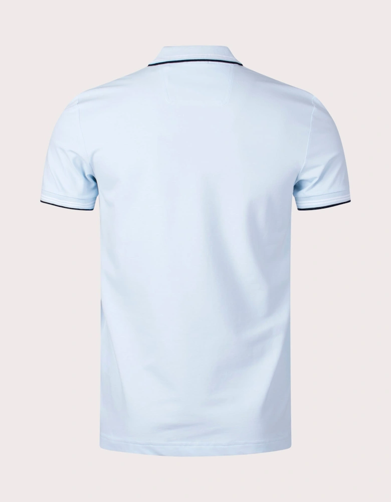 Slim Fit Paul Curved Logo Polo Shirt