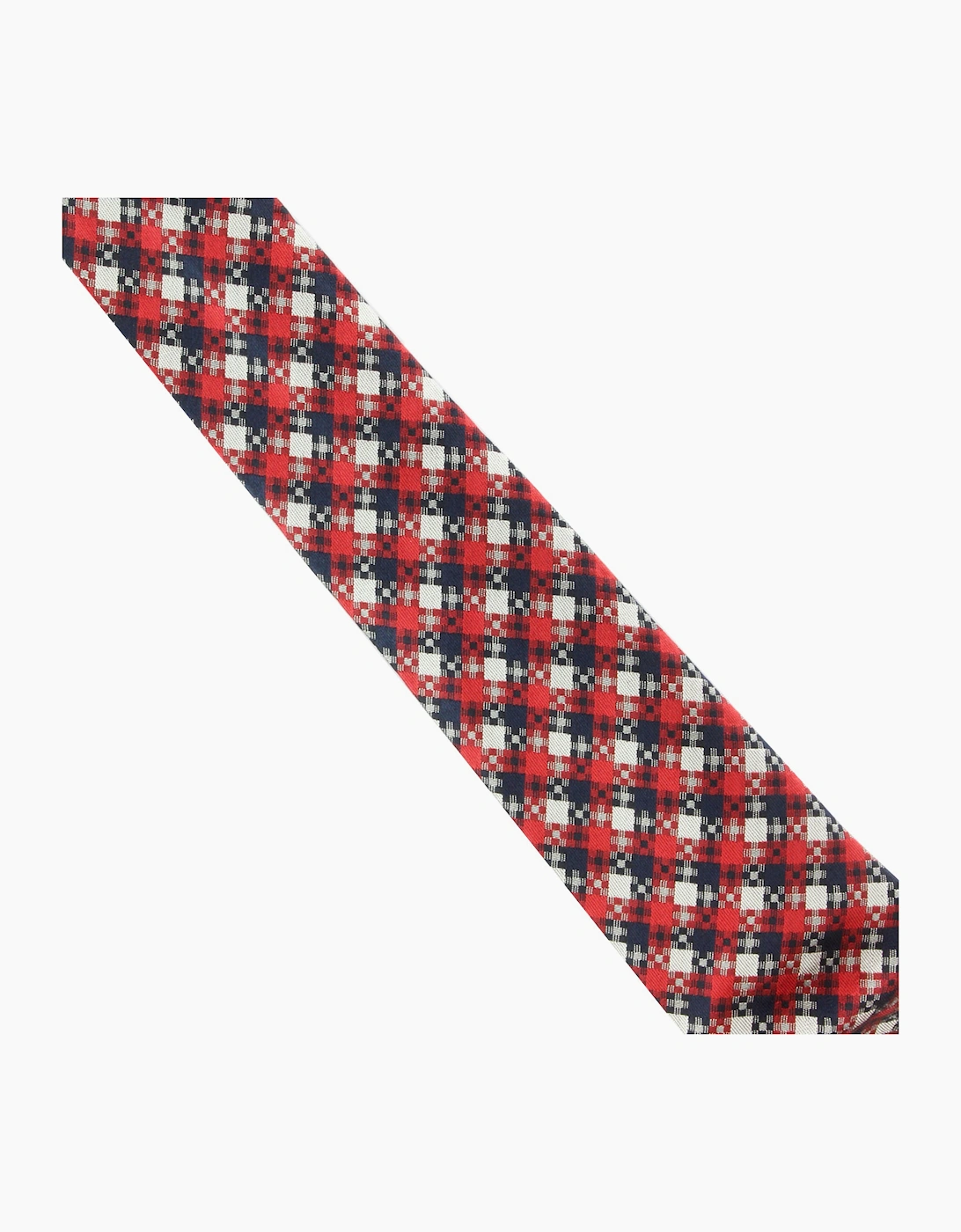 Men's Dunhill Tie - Red - Size: ONE size