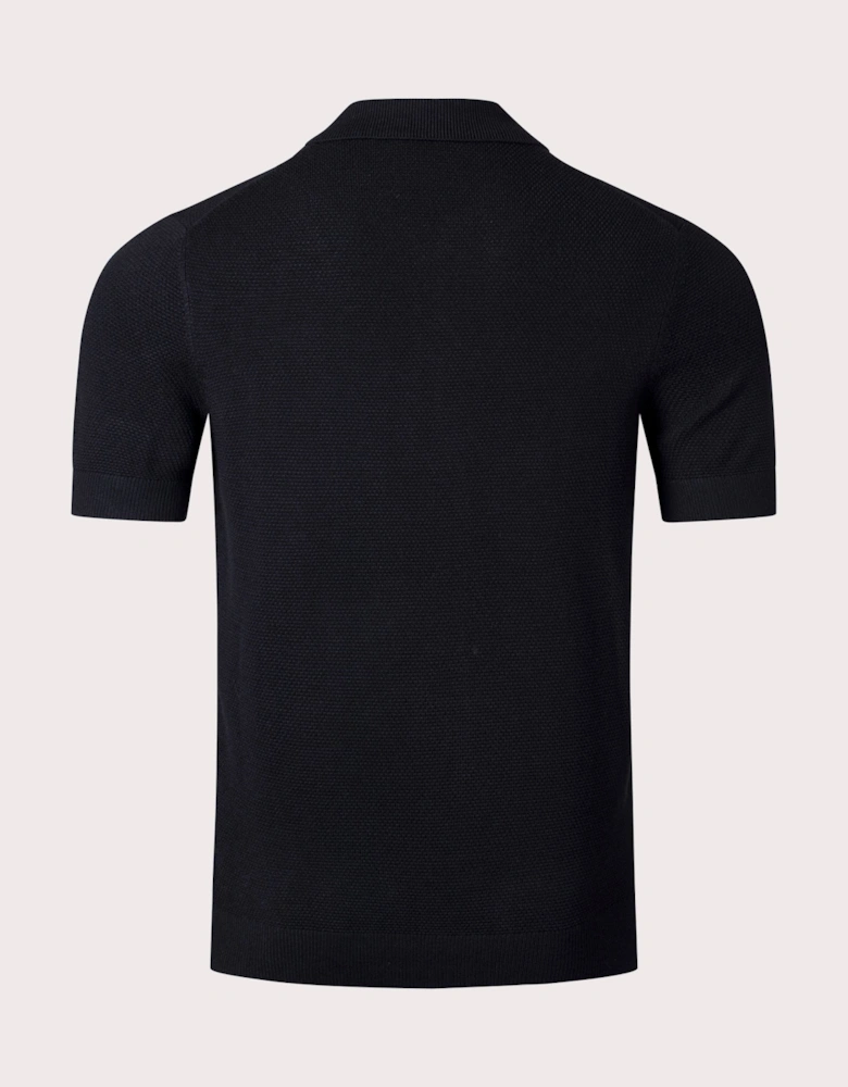 Saston Zip Polo Shirt