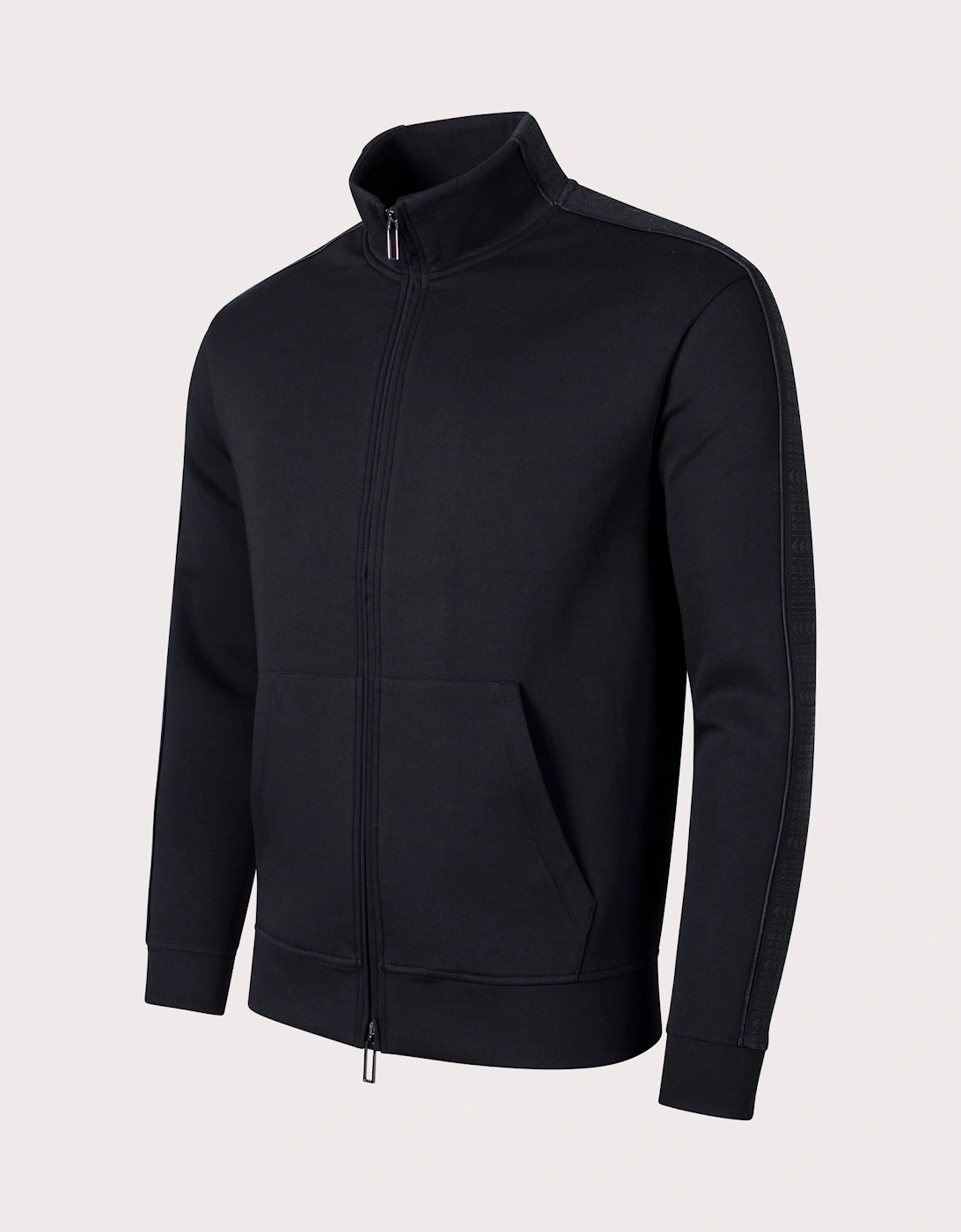 Zip Through Logo Bands Sweatshirt, 6 of 5