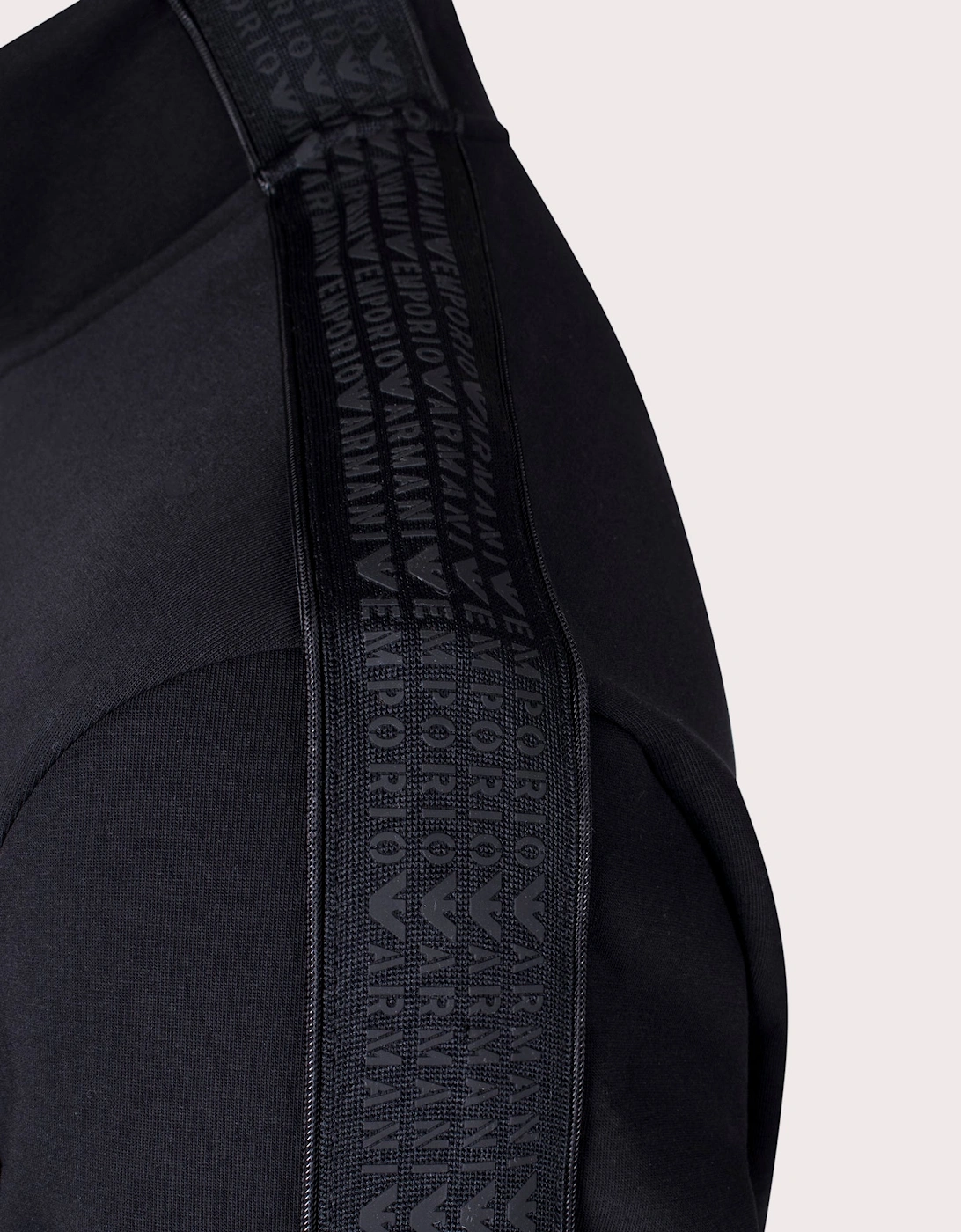 Zip Through Logo Bands Sweatshirt