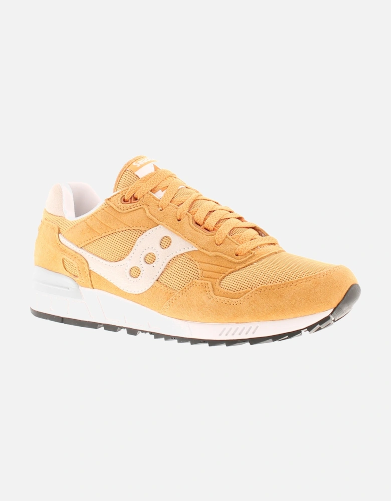 Mens Retro Trainers Shadow 500 Lace Up mustard UK Size