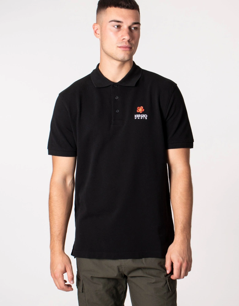 Boke Flower Crest Logo Polo Shirt