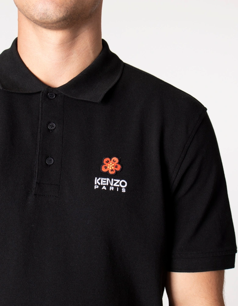 Boke Flower Crest Logo Polo Shirt