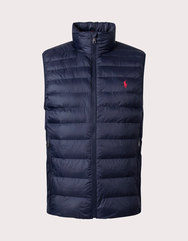 Packable Water Repellent Hybrid Gilet