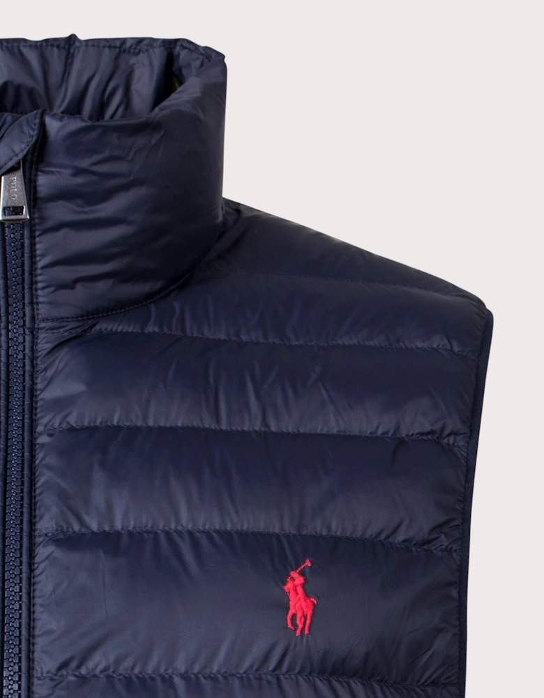 Packable Water Repellent Hybrid Gilet